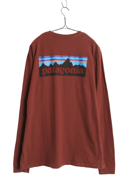 パタゴニア 両面 プリント 長袖 Tシャツ メンズ L / 16年製 アウトドア ロンT ロングスリーブ P6 バックプリント ボックスロゴ カットソー