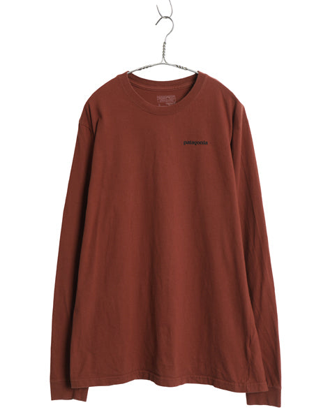 パタゴニア 両面 プリント 長袖 Tシャツ メンズ L / 16年製 アウトドア ロンT ロングスリーブ P6 バックプリント ボックスロゴ カットソー