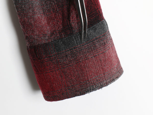 90s ペンドルトン x Outdoors Man オンブレ チェック 長袖 ウール シャツ メンズ L オールド シャドー 長袖シャツ マルチカラー カジュアル