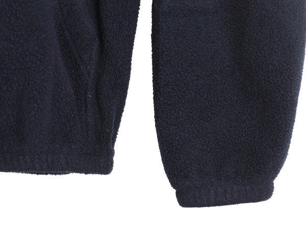 90s ポロ ラルフローレン フリース スイングトップ ジャケット メンズ M オールド ブルゾン フルジップ ジャンパー ワンポイント ネイビー