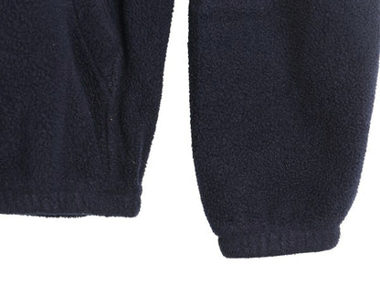 90s ポロ ラルフローレン フリース スイングトップ ジャケット メンズ M オールド ブルゾン フルジップ ジャンパー ワンポイント ネイビー