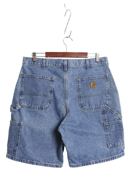 US企画 カーハート デニム ペインター ショートパンツ メンズ 36 / ショーツ 短パン ジーンズ ジーパン ワーク コットン ハーフパンツ 廃盤