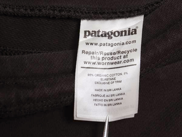 パタゴニア オーガニック コットン ローミング ジョガー パンツ レディース S / イージーパンツ トレーニング テーパード ストレッチ 黒 