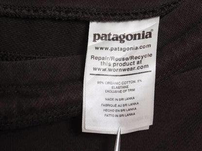 パタゴニア オーガニック コットン ローミング ジョガー パンツ レディース S / イージーパンツ トレーニング テーパード ストレッチ 黒 