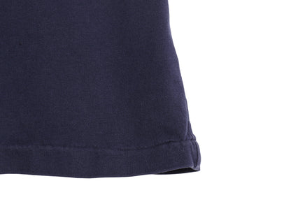 ポロ ラルフローレン 半袖 Tシャツ メンズ M 古着 コットン シングルステッチ ワンポイント カットソー クルーネック シンプル トップス 紺