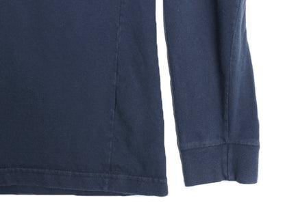 パタゴニア 両面 プリント 長袖 Tシャツ メンズ L 17年製 アウトドア ロンT ロングスリーブ P6 バックプリント ボックスロゴ カットソー 紺