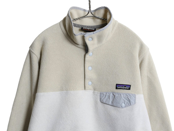 パタゴニア ライトウェイト シンチラ スナップT レディース L / 15年製 フリース プルオーバー ジャケット ブルゾン アウトドア ジャンパー