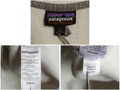 パタゴニア ライトウェイト シンチラ スナップT レディース L / 15年製 フリース プルオーバー ジャケット ブルゾン アウトドア ジャンパー