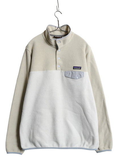 パタゴニア ライトウェイト シンチラ スナップT レディース L / 15年製 フリース プルオーバー ジャケット ブルゾン アウトドア ジャンパー