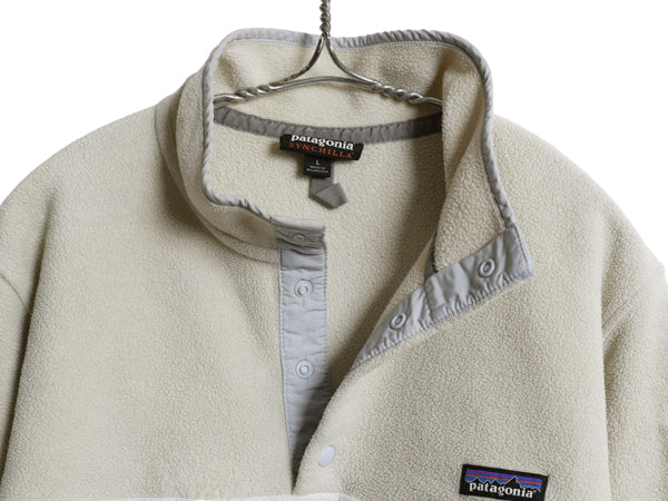 パタゴニア ライトウェイト シンチラ スナップT レディース L / 15年製 フリース プルオーバー ジャケット ブルゾン アウトドア ジャンパー