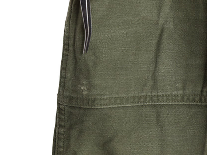 70s ★ 米軍実物 US ARMY コットン サテン ベイカー パンツ 実寸 32 28 程/ 76年製 ヴィンテージ ファティーグ ユーティリティ OG107 軍物