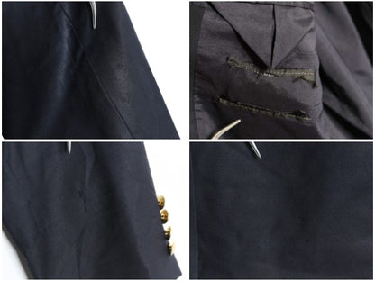 ローレン ラルフローレン テーラード ジャケット メンズ M 程/ ポロ スーツ 紺ブレ ブレザー サマー ウール 金ボタン きれいめ トラッド 紺