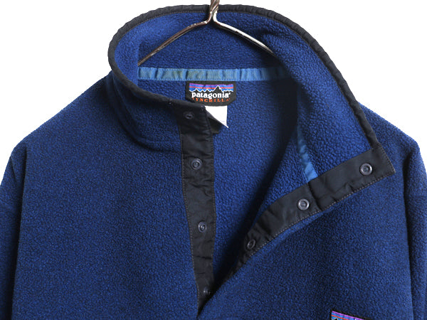 パタゴニア シンチラ スナップT メンズ M 10年製 プルオーバー フリース ジャケット ブルゾン ジャンパー アウトドア ハイネック シンプル