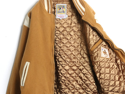ミッチェルアンドネス ヤンキース ウール スタジャン メンズ 2XL / MLB オフィシャル アワード ジャケット 中綿 キルティング 大きいサイズ