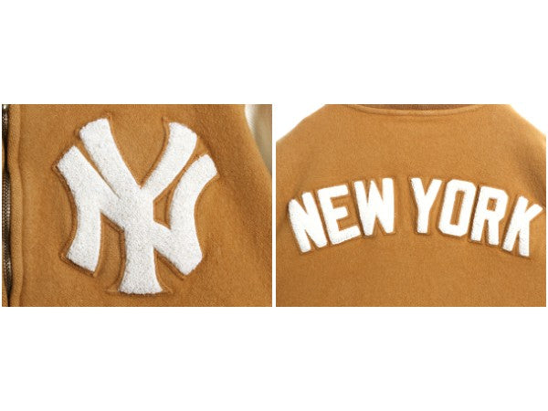 ミッチェルアンドネス ヤンキース ウール スタジャン メンズ 2XL / MLB オフィシャル アワード ジャケット 中綿 キルティング 大きいサイズ