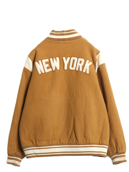 ミッチェルアンドネス ヤンキース ウール スタジャン メンズ 2XL / MLB オフィシャル アワード ジャケット 中綿 キルティング 大きいサイズ