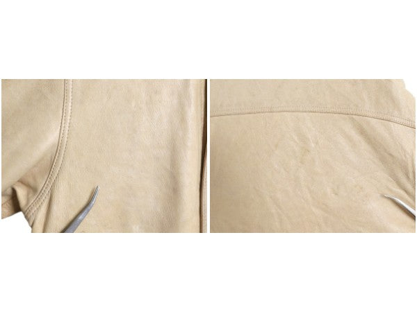 80s USA製 ポロカントリー 本革 レザー ジャケット レディース L メンズ M / ヴィンテージ 革ジャン ショールカラー カーコート ネイティブ