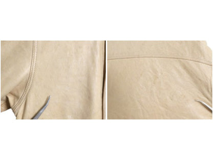 80s USA製 ポロカントリー 本革 レザー ジャケット レディース L メンズ M / ヴィンテージ 革ジャン ショールカラー カーコート ネイティブ