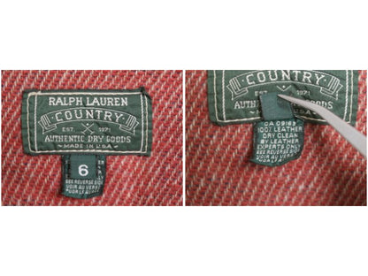 80s USA製 ポロカントリー 本革 レザー ジャケット レディース L メンズ M / ヴィンテージ 革ジャン ショールカラー カーコート ネイティブ