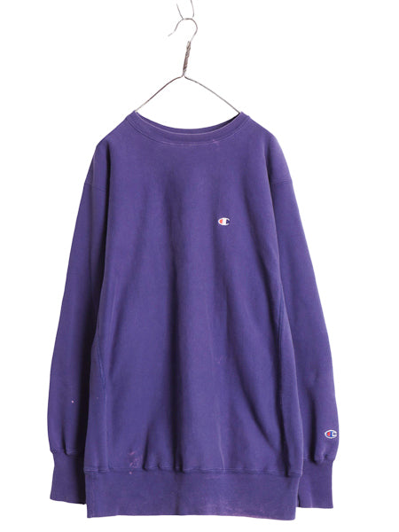 90s チャンピオン リバースウィーブ スウェット メンズ XL程 オールド USA製 トレーナー ワンポイント 目付き ヘビーウェイト 大きいサイズ