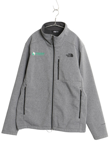 US企画 ノースフェイス APEX ソフトシェル ジャケット メンズ XL / アウトドア 裏 フリース 防風 ジャンパー フルジップ 大きいサイズ 企業
