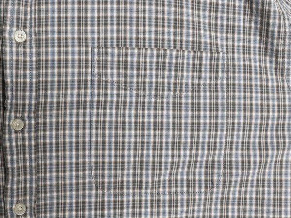 00's オールドネイビー チェック 長袖 ボタンダウン シャツ メンズ XL 古着 ギャップ コットン ポケット付き マルチカラー 大きいサイズ BD