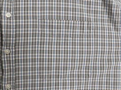 00's オールドネイビー チェック 長袖 ボタンダウン シャツ メンズ XL 古着 ギャップ コットン ポケット付き マルチカラー 大きいサイズ BD