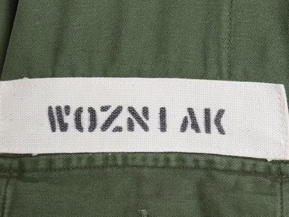 60's 米軍実物 US AIR FORCE コットン サテン ユーティリティ シャツ XL 程/ ヴィンテージ 1st 後期 筒袖 ミリタリー 軍物 アーミー OG107