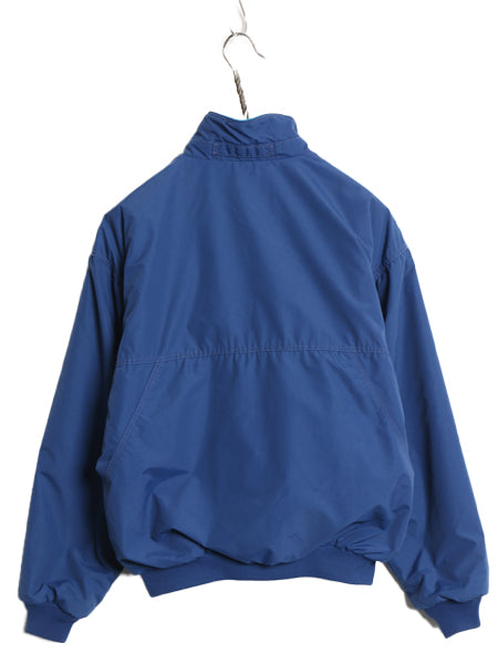 90s USA製 ★ パタゴニア シェルド シンチラ ジャケット レディース M メンズ S / 91年製 古着 オールド ナイロン 裏 フリース ブルゾン 青
