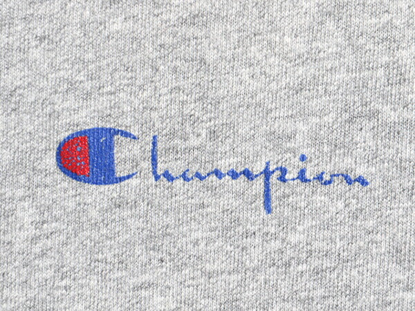 80s USA製 ビンテージ ■ チャンピオン 88 12 半袖 Tシャツ ( メンズ M ) 古着 80年代 Champion 霜降り 杢 灰 杢灰 トリコ ワンポイント