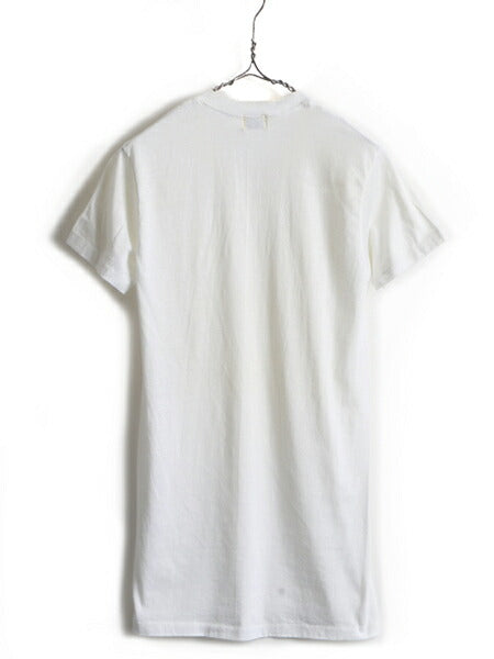 60s ビンテージ ■ Sport tex Vネック 半袖 Tシャツ ( M メンズ S 程) 古着 60年代 シングルステッチ 無地 白 ホワイト アンダーウェア 白T
