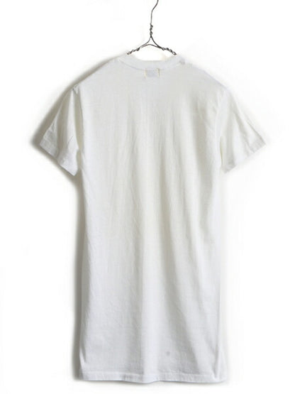60s ビンテージ ■ Sport tex Vネック 半袖 Tシャツ ( M メンズ S 程) 古着 60年代 シングルステッチ 無地 白 ホワイト アンダーウェア 白T