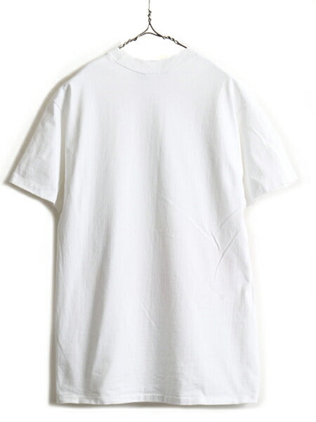 90s USA製 ■ ディズニー オフィシャル グーフィー 大判 プリント 半袖 Tシャツ ( メンズ レディース M 程) 古着 90年代 キャラクター 白