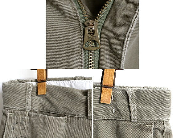 ビンテージ加工 ■ POLO ポロ ラルフローレン コットン チノ ショートパンツ ( メンズ 30 ) 古着 ショーツ US ARMY タイプ ノータック 漢字