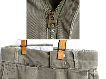 ビンテージ加工 ■ POLO ポロ ラルフローレン コットン チノ ショートパンツ ( メンズ 30 ) 古着 ショーツ US ARMY タイプ ノータック 漢字