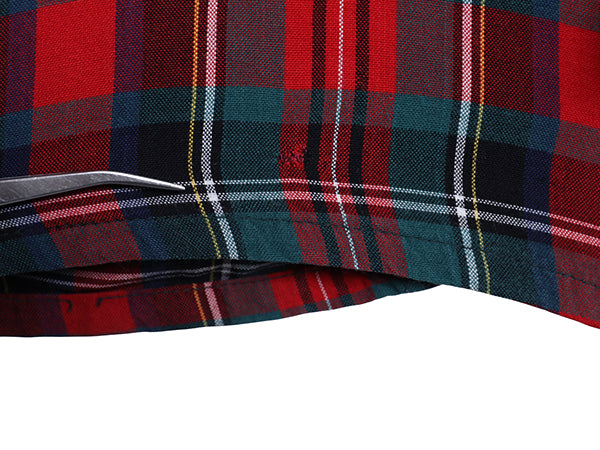 60s ビンテージ ■ CRESCENT ポケット付き チェック レーヨン ガウン メンズ L 古着 ヴィンテージ ローブ コート ロング丈 ルームウェア