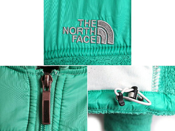 希少サイズ S ■ ノースフェイス 毛長 フリース ナイロン 切替 フード パーカー ジャケット ( レディース )古着 The North face OSO HOODIE
