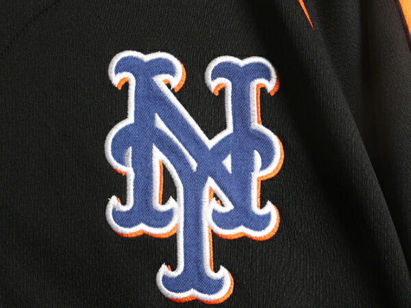 キッズ XL メンズ S 程■ ナイキ MLB オフィシャル ニューヨーク メッツ 半袖 ベースボール シャツ 古着 NIKE ゲームシャツ スウォッシュ