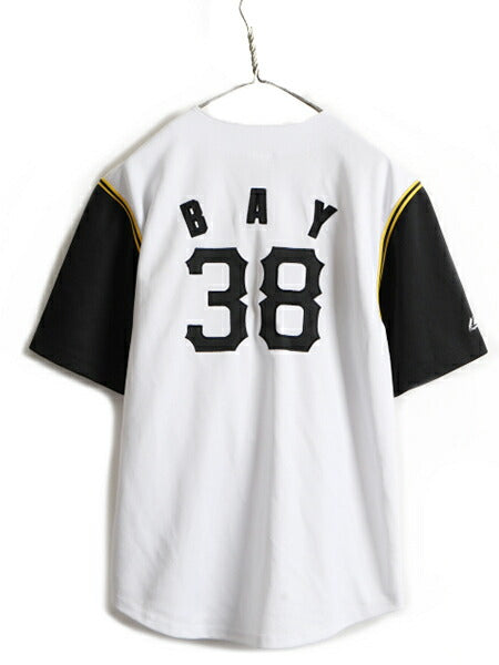 00s キッズ XL メンズ S ■ MLB オフィシャル Majestic パイレーツ 半袖 ベースボール シャツ 古着 ピッツバーグ ゲームシャツ 半袖シャツ