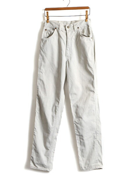 60s USA製 ■ Lee リー Lady ウエスターナー コットン ツイル パンツ ( レディース 26 29 程) 古着 60年代 WESTERNER 生成り テーパード