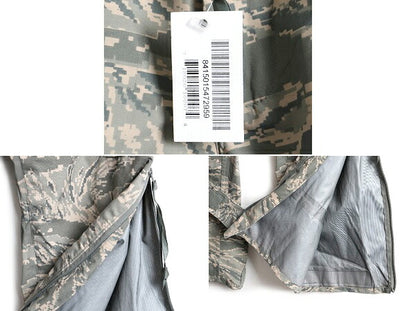デッドストック 希少サイズ X-SMALL X-SHORT ■ 08年製 米軍実物 APECS デジタルタイガー カモ 迷彩 オーバーパンツ ゴアテックス gore-tex