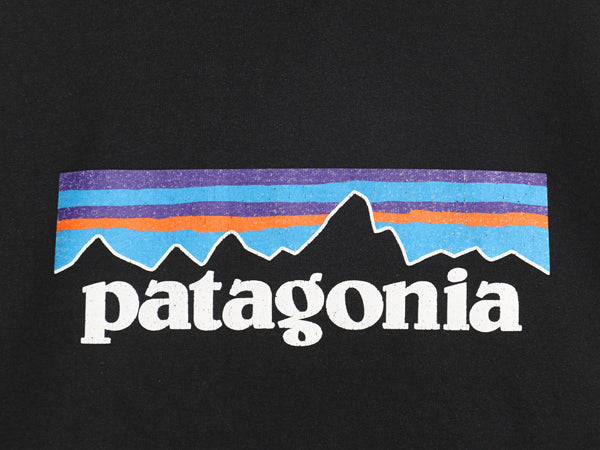 パタゴニア プリント スウェット フード パーカー メンズ XL / 19年製 トレーナー ストレッチ 裏起毛 プルオーバー 大きいサイズ ブラック