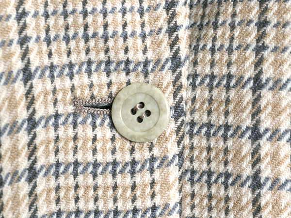 デッドストック 80s USA製 ブルックスブラザーズ テーラード ジャケット レディース M 程 ヴィンテージ ウール ブレザー チェック トラッド