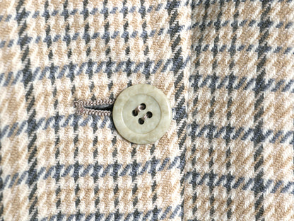 デッドストック 80s USA製 ブルックスブラザーズ テーラード ジャケット レディース M 程 ヴィンテージ ウール ブレザー チェック トラッド