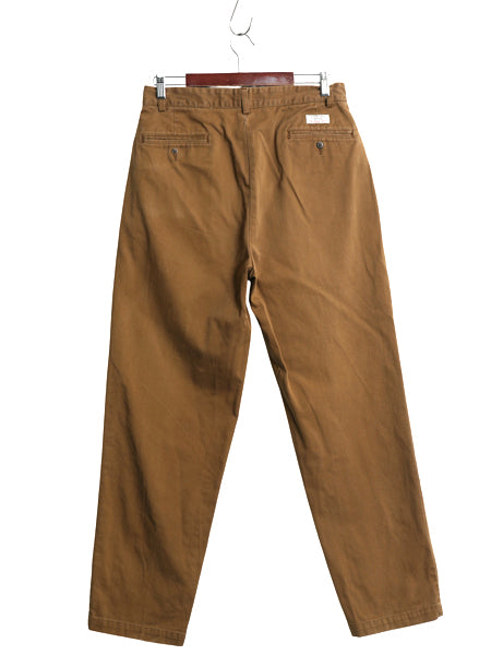 90s ポロ ラルフローレン コットン チノ パンツ 33 32 / オールド スラックス チノパン ストレート ツータック ポロチノ ボトムス シンプル