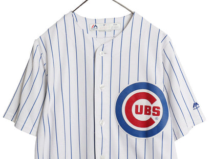 カブス ベースボール シャツ メンズ S / MLB オフィシャル マジェスティック 大リーグ ユニフォーム ゲームシャツ ジャージ メジャーリーグ