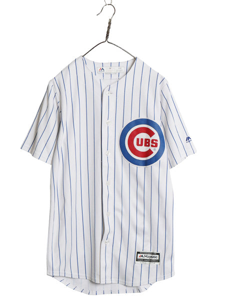 カブス ベースボール シャツ メンズ S / MLB オフィシャル マジェスティック 大リーグ ユニフォーム ゲームシャツ ジャージ メジャーリーグ
