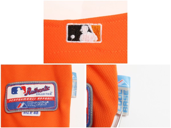 オリオールズ ベースボール シャツ メンズ XL 程/ MLB オフィシャル マジェスティック 大リーグ ユニフォーム メジャーリーグ 大きいサイズ