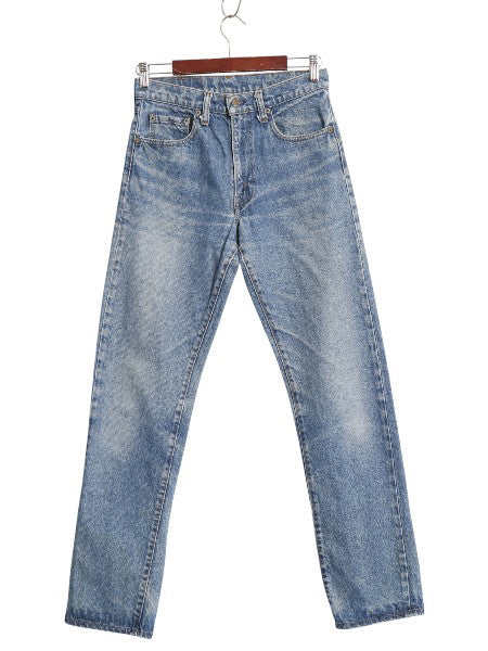 80s USA製 リーバイス 505 デニム パンツ 29 32 ヴィンテージ 黒カン 内股シングル スリム テーパード ストレート ジーンズ ジーパン ヒゲ