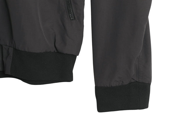 パタゴニア バギーズ ジャケット メンズ M 古着 19年製 アウトドア ナイロン ジャンパー フルジップ ハイネック ブルゾン ワンポイント 灰